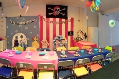 Decoración cumpleaños infantil Piratas y Princesas